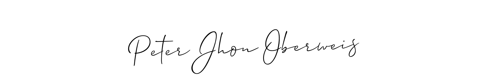 Once you've used our free online signature maker to create your best signature Allison_Script style, it's time to enjoy all of the benefits that Peter Jhon Oberweis name signing documents. Peter Jhon Oberweis signature style 2 images and pictures png