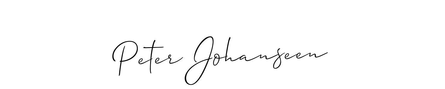 Check out images of Autograph of Peter Johanseen name. Actor Peter Johanseen Signature Style. Allison_Script is a professional sign style online. Peter Johanseen signature style 2 images and pictures png
