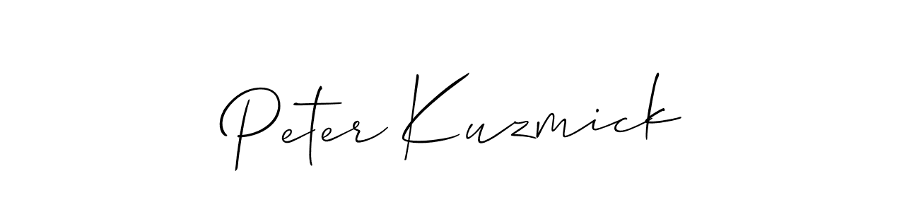 How to Draw Peter Kuzmick signature style? Allison_Script is a latest design signature styles for name Peter Kuzmick. Peter Kuzmick signature style 2 images and pictures png