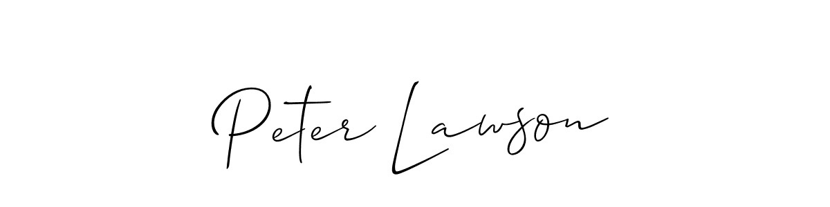 Make a beautiful signature design for name Peter Lawson. With this signature (Allison_Script) style, you can create a handwritten signature for free. Peter Lawson signature style 2 images and pictures png