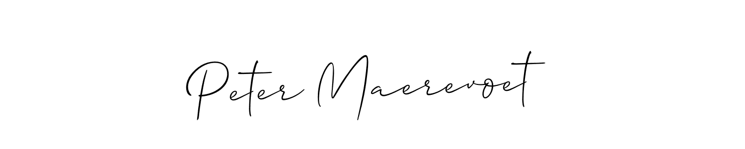 Once you've used our free online signature maker to create your best signature Allison_Script style, it's time to enjoy all of the benefits that Peter Maerevoet name signing documents. Peter Maerevoet signature style 2 images and pictures png