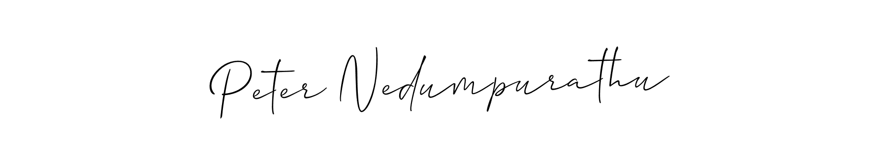 Peter Nedumpurathu stylish signature style. Best Handwritten Sign (Allison_Script) for my name. Handwritten Signature Collection Ideas for my name Peter Nedumpurathu. Peter Nedumpurathu signature style 2 images and pictures png