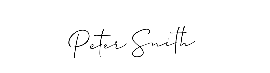 Make a beautiful signature design for name Peter Snith. With this signature (Allison_Script) style, you can create a handwritten signature for free. Peter Snith signature style 2 images and pictures png