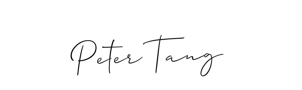 Also we have Peter Tang name is the best signature style. Create professional handwritten signature collection using Allison_Script autograph style. Peter Tang signature style 2 images and pictures png