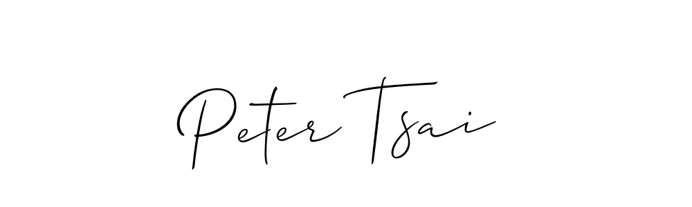 Use a signature maker to create a handwritten signature online. With this signature software, you can design (Allison_Script) your own signature for name Peter Tsai. Peter Tsai signature style 2 images and pictures png