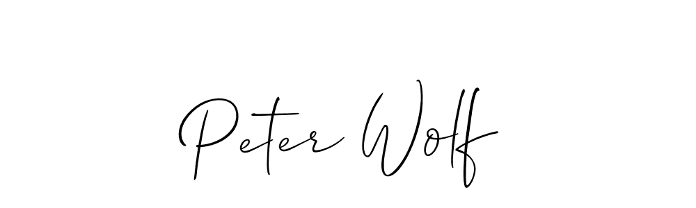 Make a beautiful signature design for name Peter Wolf. Use this online signature maker to create a handwritten signature for free. Peter Wolf signature style 2 images and pictures png