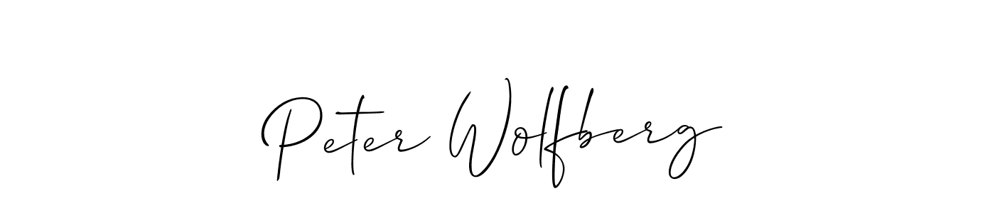 Make a beautiful signature design for name Peter Wolfberg. Use this online signature maker to create a handwritten signature for free. Peter Wolfberg signature style 2 images and pictures png