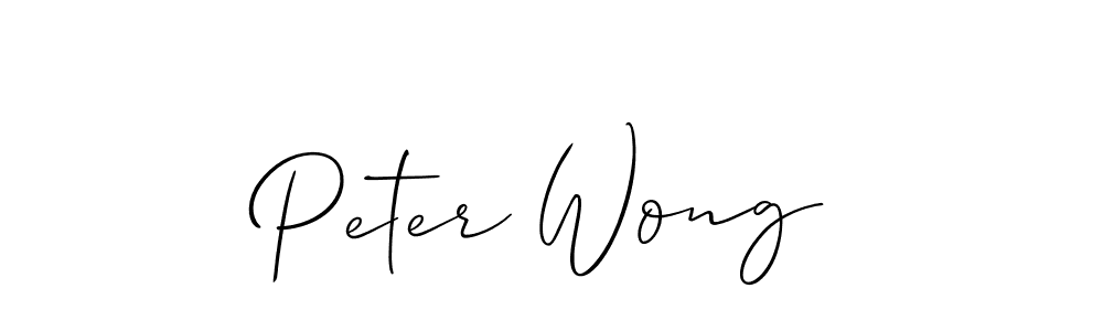 Also we have Peter Wong name is the best signature style. Create professional handwritten signature collection using Allison_Script autograph style. Peter Wong signature style 2 images and pictures png