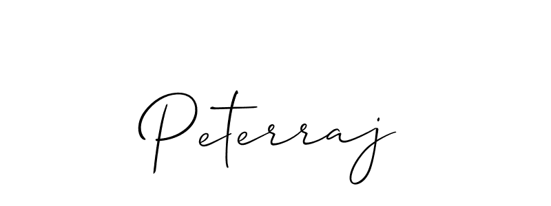 Also we have Peterraj name is the best signature style. Create professional handwritten signature collection using Allison_Script autograph style. Peterraj signature style 2 images and pictures png