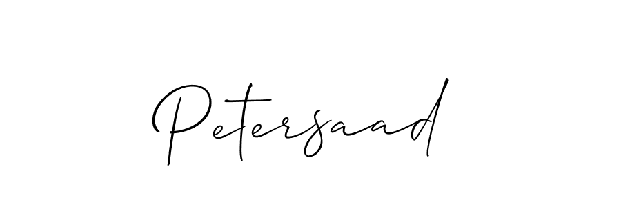 Best and Professional Signature Style for Petersaad. Allison_Script Best Signature Style Collection. Petersaad signature style 2 images and pictures png