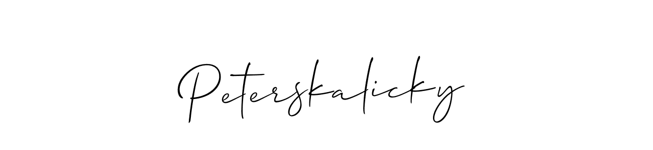 Once you've used our free online signature maker to create your best signature Allison_Script style, it's time to enjoy all of the benefits that Peterskalicky name signing documents. Peterskalicky signature style 2 images and pictures png