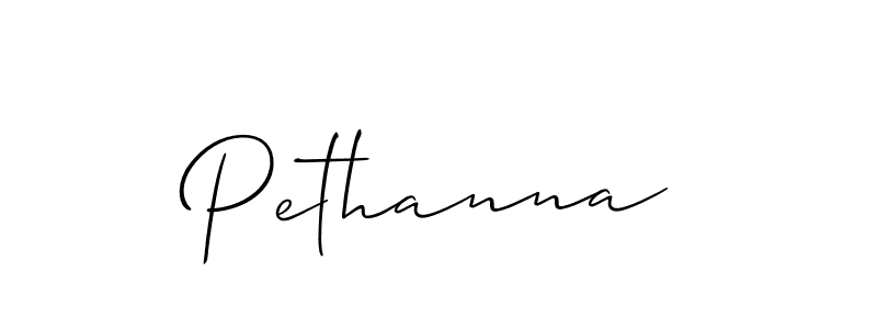 It looks lik you need a new signature style for name Pethanna. Design unique handwritten (Allison_Script) signature with our free signature maker in just a few clicks. Pethanna signature style 2 images and pictures png