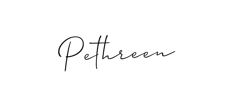 Make a beautiful signature design for name Pethreen. Use this online signature maker to create a handwritten signature for free. Pethreen signature style 2 images and pictures png