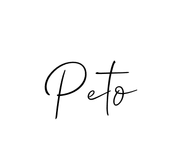 Also we have Peto name is the best signature style. Create professional handwritten signature collection using Allison_Script autograph style. Peto signature style 2 images and pictures png