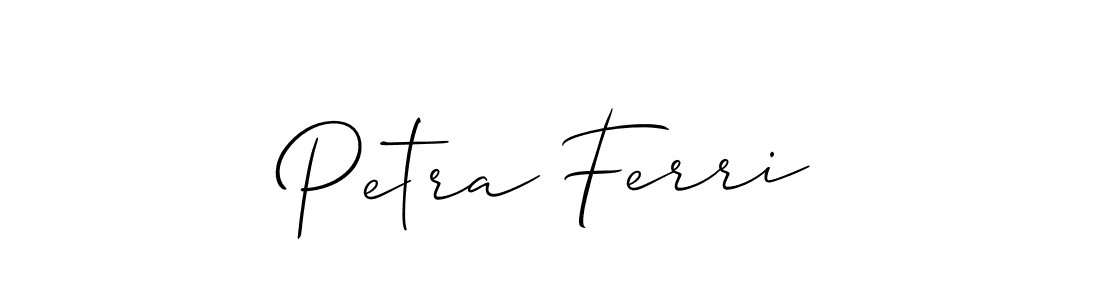 Make a beautiful signature design for name Petra Ferri. Use this online signature maker to create a handwritten signature for free. Petra Ferri signature style 2 images and pictures png