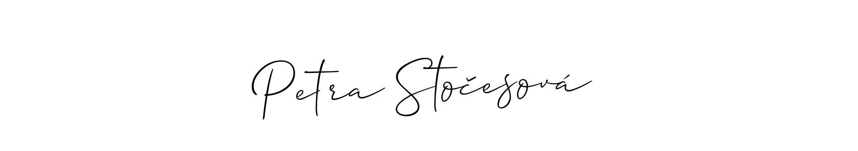 Once you've used our free online signature maker to create your best signature Allison_Script style, it's time to enjoy all of the benefits that Petra Stočesová name signing documents. Petra Stočesová signature style 2 images and pictures png