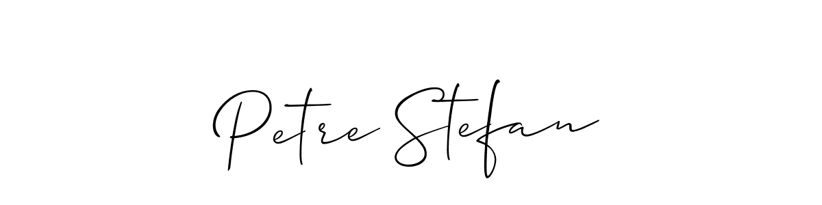 Also we have Petre Stefan name is the best signature style. Create professional handwritten signature collection using Allison_Script autograph style. Petre Stefan signature style 2 images and pictures png