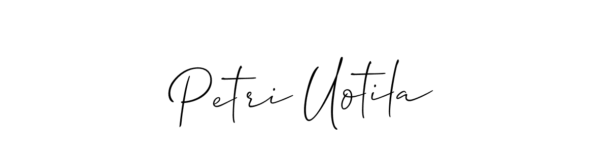 Make a short Petri Uotila signature style. Manage your documents anywhere anytime using Allison_Script. Create and add eSignatures, submit forms, share and send files easily. Petri Uotila signature style 2 images and pictures png