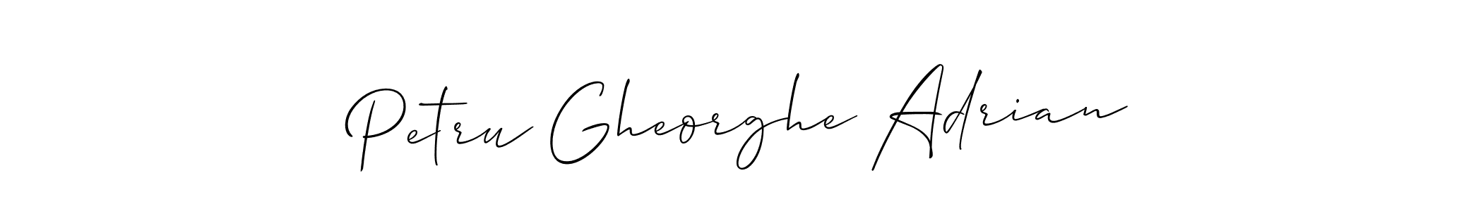 Make a beautiful signature design for name Petru Gheorghe Adrian. Use this online signature maker to create a handwritten signature for free. Petru Gheorghe Adrian signature style 2 images and pictures png