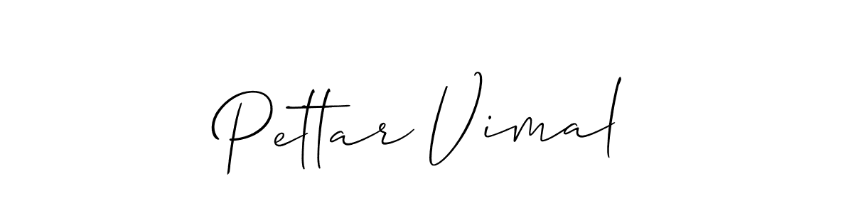Best and Professional Signature Style for Pettar Vimal. Allison_Script Best Signature Style Collection. Pettar Vimal signature style 2 images and pictures png