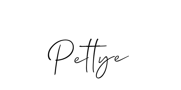 You should practise on your own different ways (Allison_Script) to write your name (Pettye) in signature. don't let someone else do it for you. Pettye signature style 2 images and pictures png
