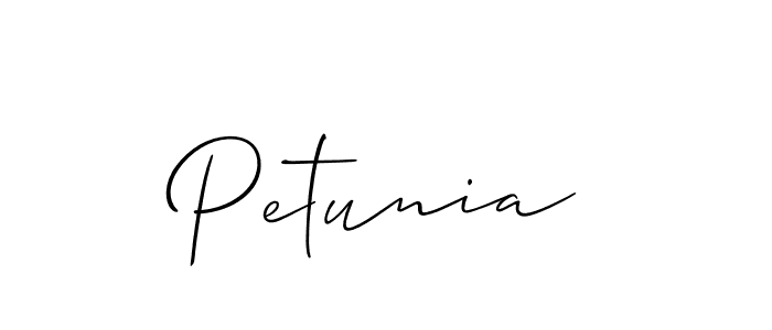 Make a short Petunia signature style. Manage your documents anywhere anytime using Allison_Script. Create and add eSignatures, submit forms, share and send files easily. Petunia signature style 2 images and pictures png