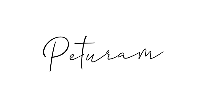 Similarly Allison_Script is the best handwritten signature design. Signature creator online .You can use it as an online autograph creator for name Peturam. Peturam signature style 2 images and pictures png