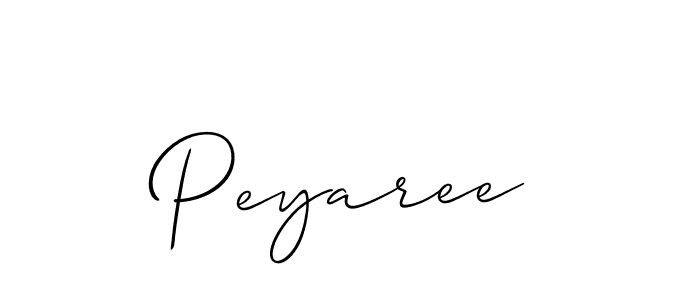 You should practise on your own different ways (Allison_Script) to write your name (Peyaree) in signature. don't let someone else do it for you. Peyaree signature style 2 images and pictures png