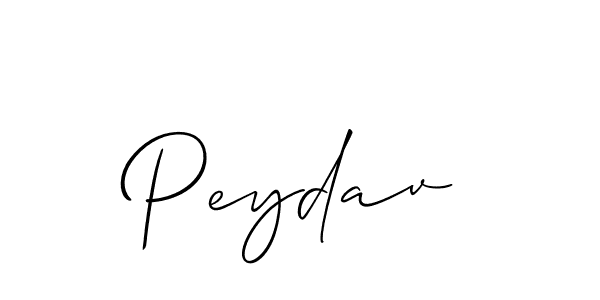 Also we have Peydav name is the best signature style. Create professional handwritten signature collection using Allison_Script autograph style. Peydav signature style 2 images and pictures png