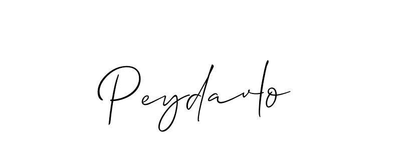 Also we have Peydavlo name is the best signature style. Create professional handwritten signature collection using Allison_Script autograph style. Peydavlo signature style 2 images and pictures png