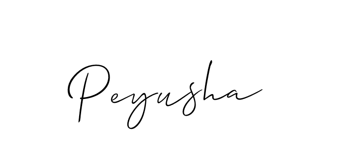 Best and Professional Signature Style for Peyusha. Allison_Script Best Signature Style Collection. Peyusha signature style 2 images and pictures png