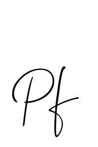 You should practise on your own different ways (Allison_Script) to write your name (Pf) in signature. don't let someone else do it for you. Pf signature style 2 images and pictures png