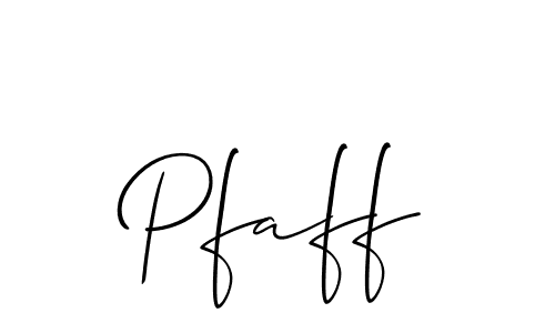 It looks lik you need a new signature style for name Pfaff. Design unique handwritten (Allison_Script) signature with our free signature maker in just a few clicks. Pfaff signature style 2 images and pictures png