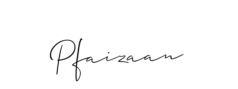 Make a beautiful signature design for name Pfaizaan. Use this online signature maker to create a handwritten signature for free. Pfaizaan signature style 2 images and pictures png