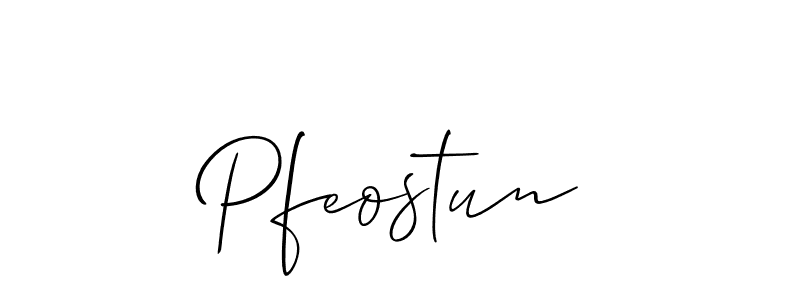 Here are the top 10 professional signature styles for the name Pfeostun. These are the best autograph styles you can use for your name. Pfeostun signature style 2 images and pictures png