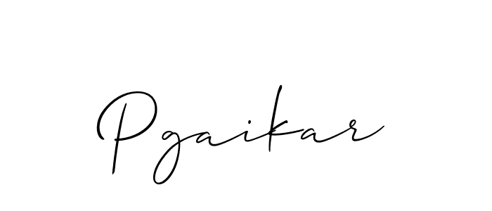 Make a beautiful signature design for name Pgaikar. Use this online signature maker to create a handwritten signature for free. Pgaikar signature style 2 images and pictures png
