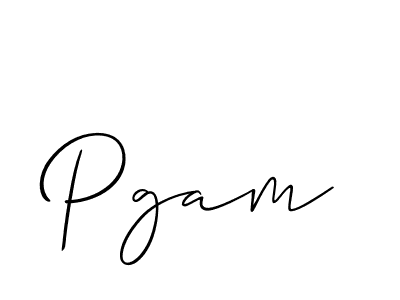 The best way (Allison_Script) to make a short signature is to pick only two or three words in your name. The name Pgam include a total of six letters. For converting this name. Pgam signature style 2 images and pictures png