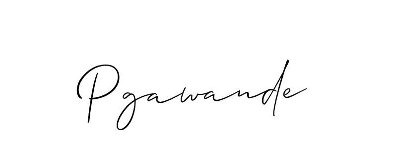 Once you've used our free online signature maker to create your best signature Allison_Script style, it's time to enjoy all of the benefits that Pgawande name signing documents. Pgawande signature style 2 images and pictures png