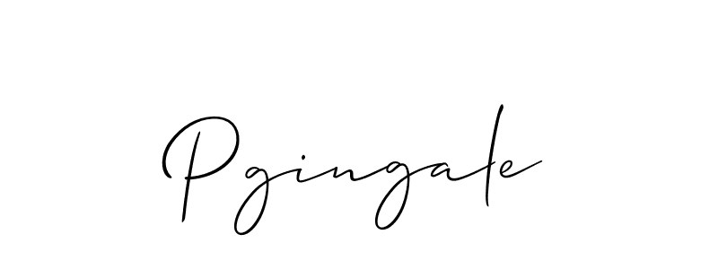 How to Draw Pgingale signature style? Allison_Script is a latest design signature styles for name Pgingale. Pgingale signature style 2 images and pictures png