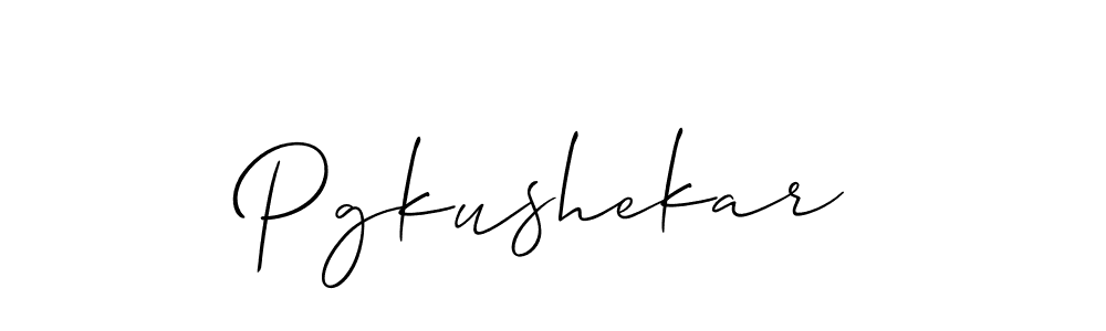 You can use this online signature creator to create a handwritten signature for the name Pgkushekar. This is the best online autograph maker. Pgkushekar signature style 2 images and pictures png