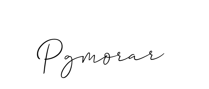 Create a beautiful signature design for name Pgmorar. With this signature (Allison_Script) fonts, you can make a handwritten signature for free. Pgmorar signature style 2 images and pictures png