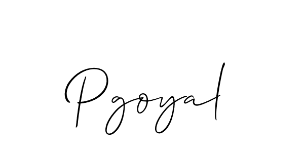 How to Draw Pgoyal signature style? Allison_Script is a latest design signature styles for name Pgoyal. Pgoyal signature style 2 images and pictures png