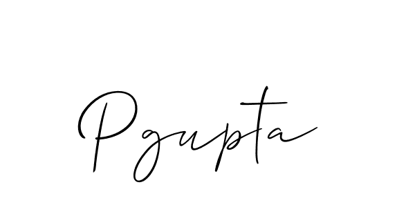 It looks lik you need a new signature style for name Pgupta. Design unique handwritten (Allison_Script) signature with our free signature maker in just a few clicks. Pgupta signature style 2 images and pictures png