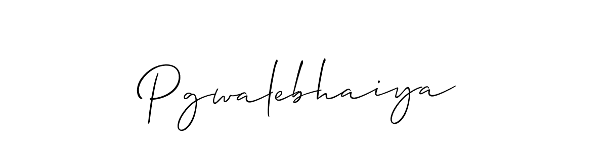 Also You can easily find your signature by using the search form. We will create Pgwalebhaiya name handwritten signature images for you free of cost using Allison_Script sign style. Pgwalebhaiya signature style 2 images and pictures png