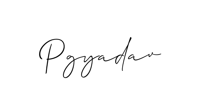 You should practise on your own different ways (Allison_Script) to write your name (Pgyadav) in signature. don't let someone else do it for you. Pgyadav signature style 2 images and pictures png