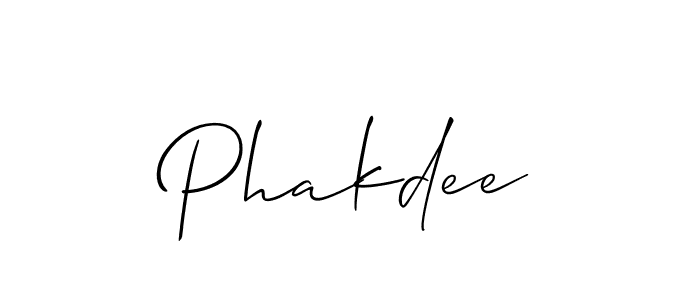 Once you've used our free online signature maker to create your best signature Allison_Script style, it's time to enjoy all of the benefits that Phakdee name signing documents. Phakdee signature style 2 images and pictures png