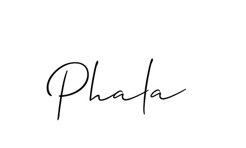 if you are searching for the best signature style for your name Phala. so please give up your signature search. here we have designed multiple signature styles  using Allison_Script. Phala signature style 2 images and pictures png