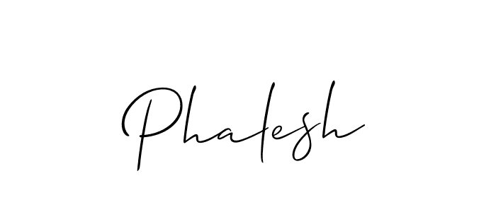 The best way (Allison_Script) to make a short signature is to pick only two or three words in your name. The name Phalesh include a total of six letters. For converting this name. Phalesh signature style 2 images and pictures png