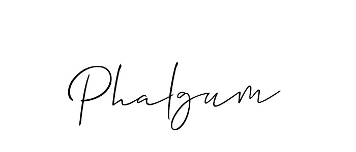 Make a beautiful signature design for name Phalgum. With this signature (Allison_Script) style, you can create a handwritten signature for free. Phalgum signature style 2 images and pictures png