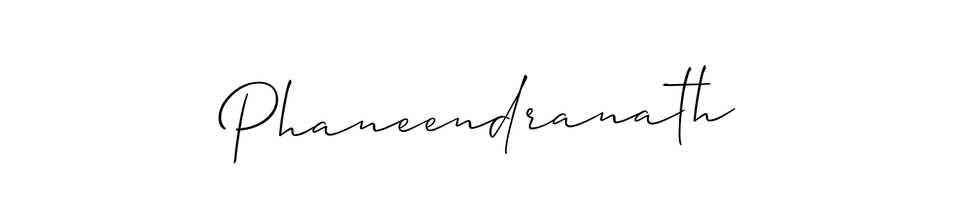 Also we have Phaneendranath name is the best signature style. Create professional handwritten signature collection using Allison_Script autograph style. Phaneendranath signature style 2 images and pictures png